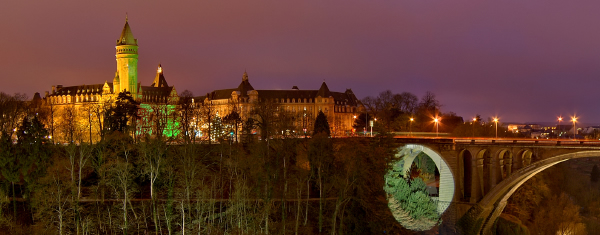 De fraaie stad Luxemburg