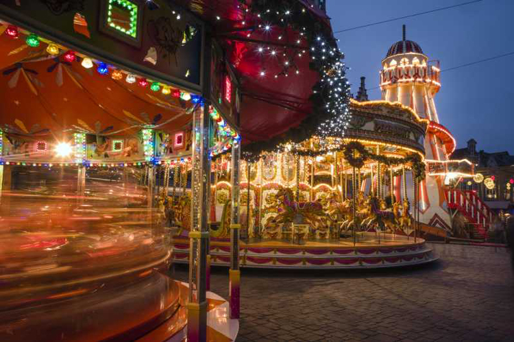 Kerstmarkt in Gent in België
