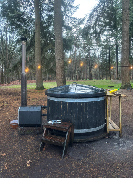 Hottub in Winterwoods