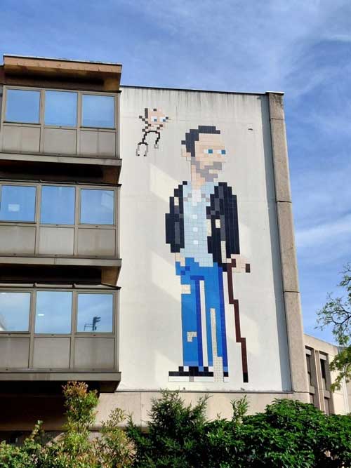 Mozaïek streetart