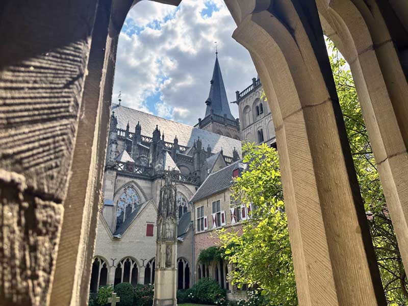 Binnentuin bij de Dom van Xanten