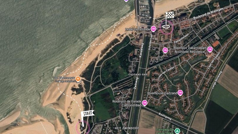 Strandwandeling in Cadzand-Bad