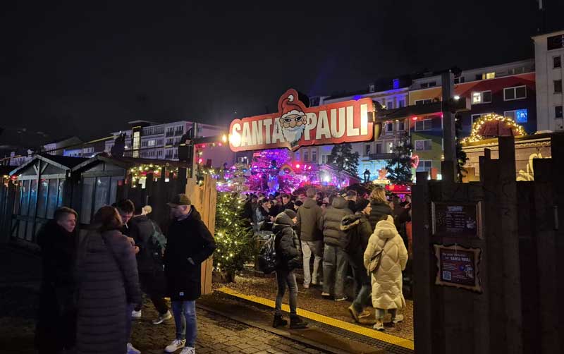 Santa Pauli, Reeperbahn Hamburg, kerstmarkt