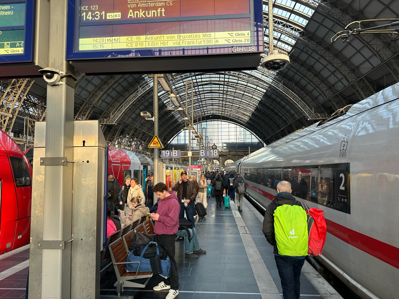 Trein naar Frankfurt