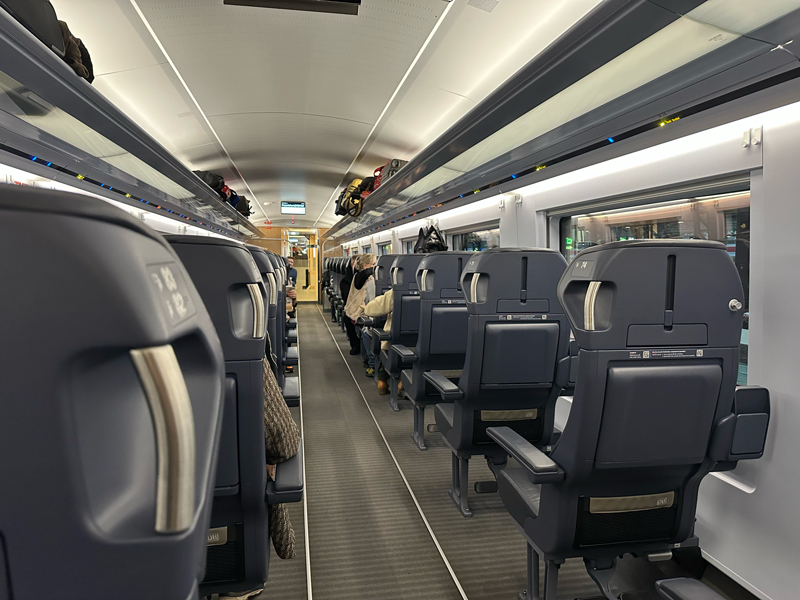 Met de trein naar Frankfurt