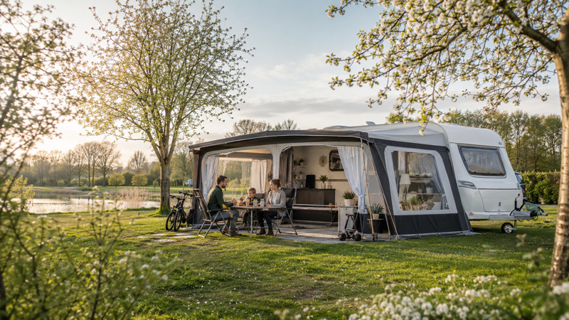 Vakantie in t voorseizoen op de camping