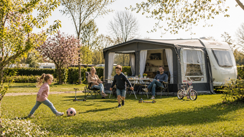 Voorseizoen camping met kinderen